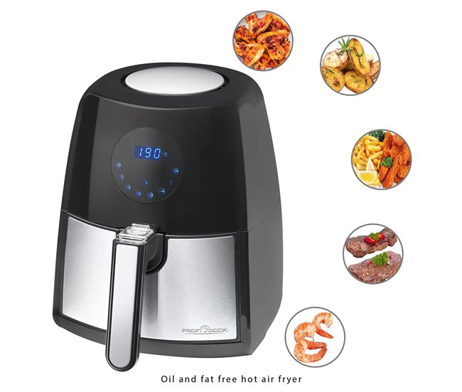 Freidora de aire Proficook FR 1147 H Negro