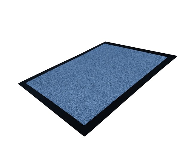 Acomoda Textil - Felpudo de Entrada Absorbente para Interior y Exterior 40x60 Azul