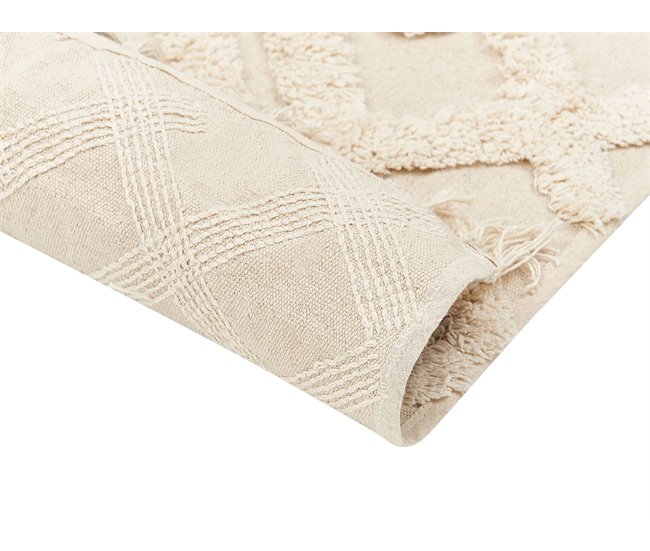 Beliani Alfombra de pelo corto ARDAHAN 140x200 Beige