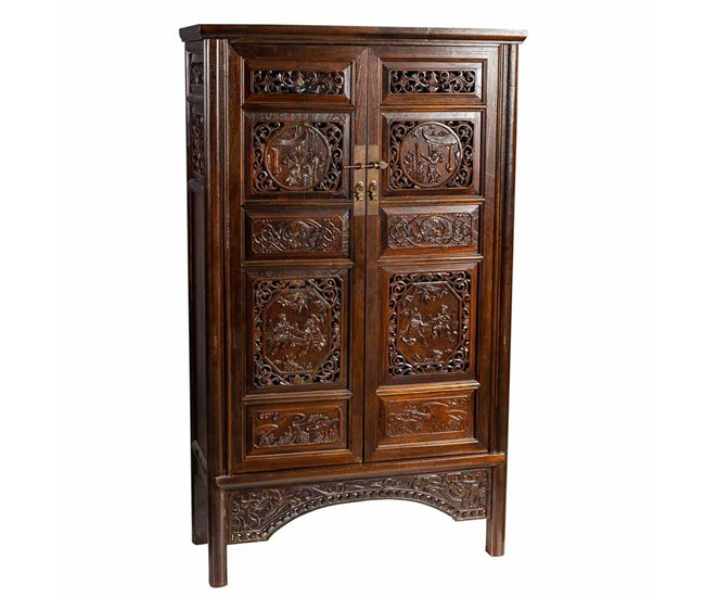 Armario de madera Marron