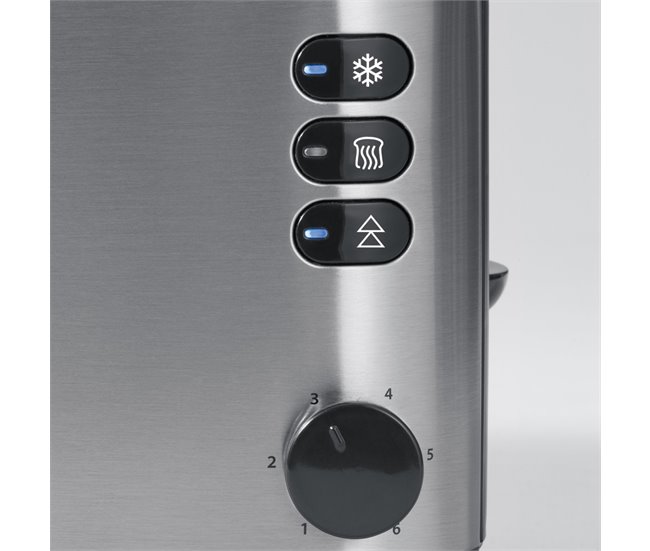 Tostador Automático de 2 ranuras largas Severin AT 2509 - 1400 W Gris