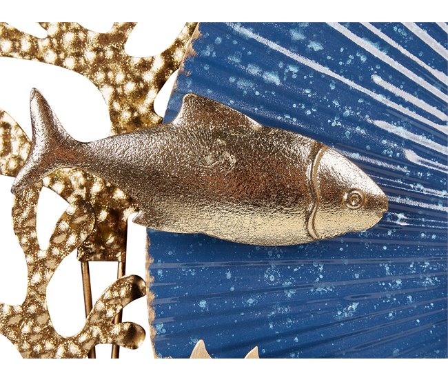 Beliani Decoración de pared BARIUM Azul