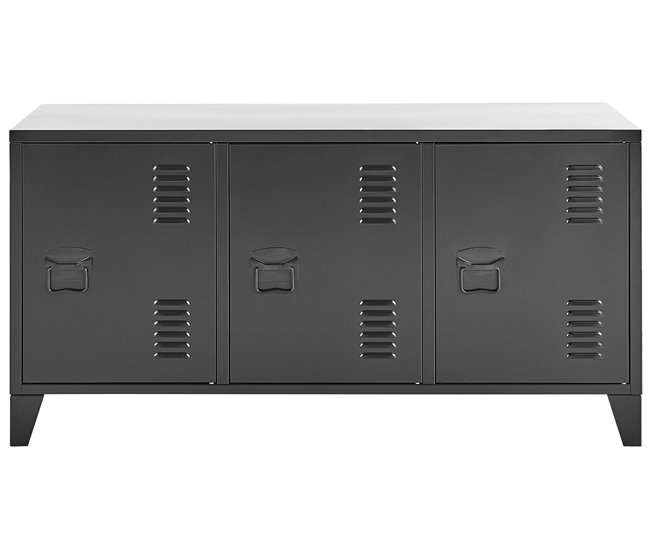 Beliani Estantería de oficina CARDIFF 120 Negro