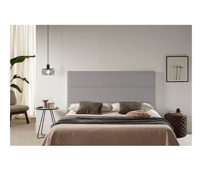 CABECERO TAPIZADO GENOVA POLIPIEL  - Moonia 220 Gris