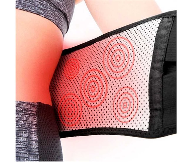 Cinturón térmico Tourmabelt InnovaGoods corrector de postura unisex Negro