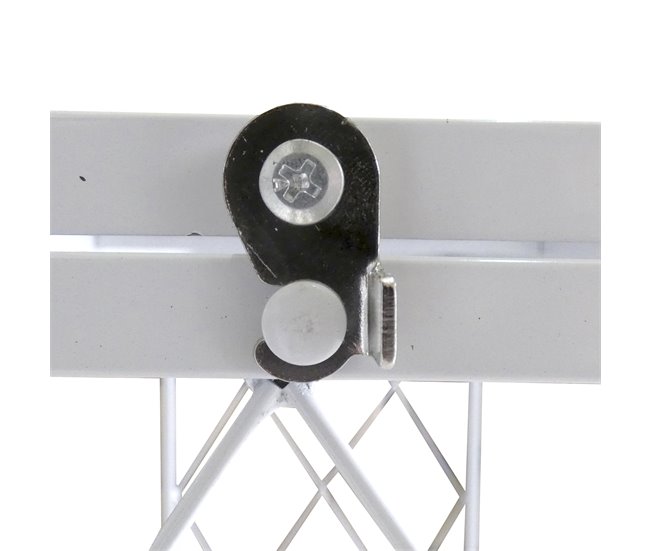 Estantería de Almacenaje Multiusos Plegable con Ruedas 35 Blanco