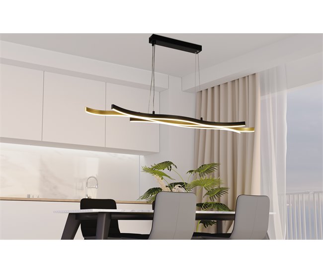 Lámpara techo AKARI marca HANDEX Negro
