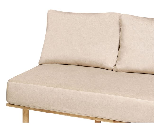 Beliani Sofá de 2 plazas Poliéster SALO Arena