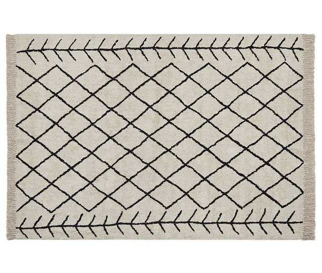 Beliani Alfombra de pelo corto BOZKIR 160x230 Beige