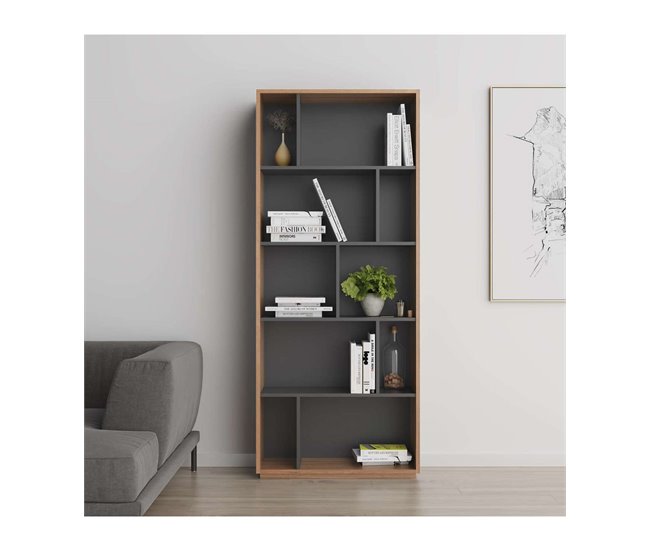 Estanteria 5 alturas modelo 545 Gris