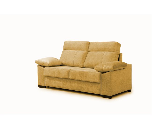 Sofa Cama Italiano | Sistema apertura italiana | 3 Plazas Amarillo