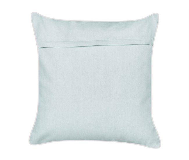 Beliani Cojín decorativo CERAMIUM 45x45 Azul Claro