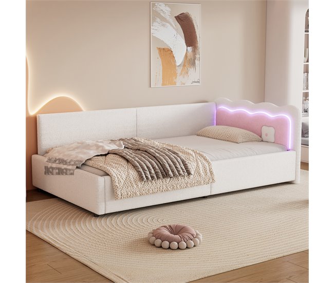 Camas individuales 98x209 Blanco