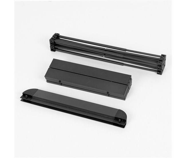 Aktive Mesa plegable camping antivuelco y desmontable c/bolsa Negro