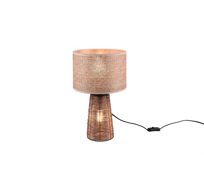 Lámpara sobremesa STRAW marca REALITY Marron