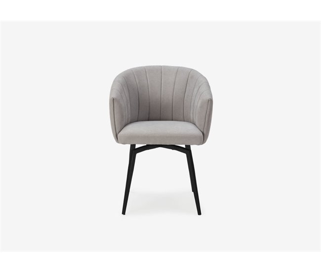 Sillón rotativo MULAN color gris Gris