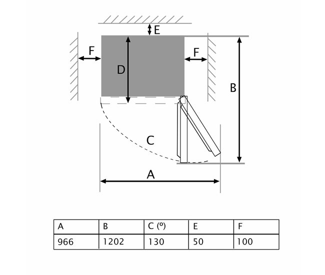 Cecotec Frigorífico combi Bolero CoolMarket Combi 356 Black Glass Negro