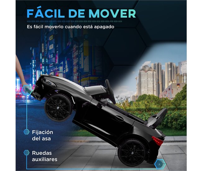 Coche Eléctrico Infantil PP, Metal AIYAPLAY Negro