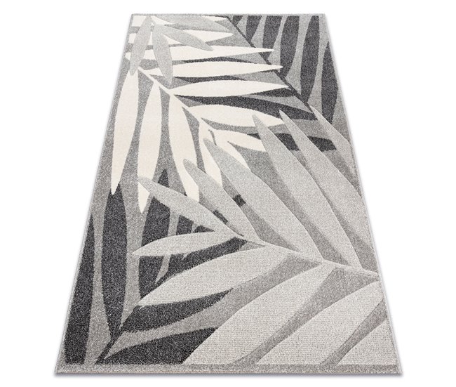Alfombra FEEL 1827/16811 Hojas 140x190 Gris