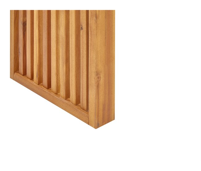 Beliani Mesa de jardín BELLANO 35x150 Madera Clara