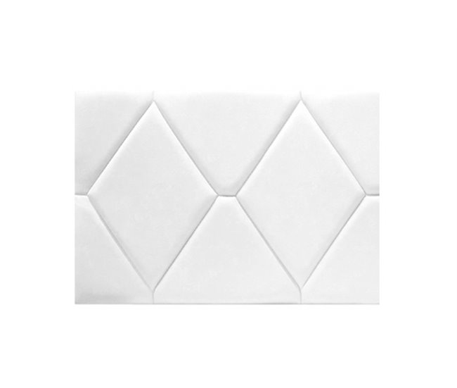 Cabecero HAWAII tela Blanco Brillo
