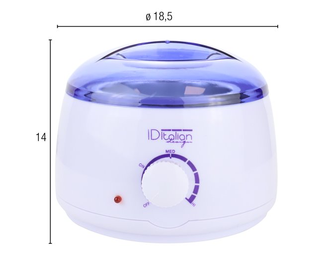 Calentador de cera 500ml Blanco