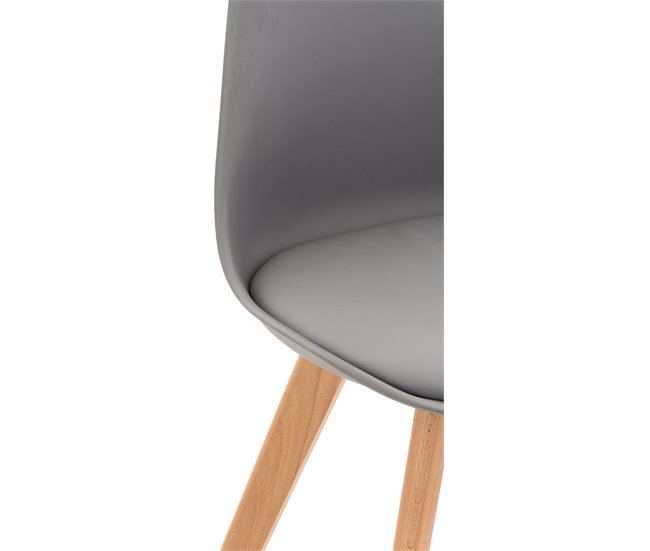 Silla Linares En Estilo Nórdico Blanco