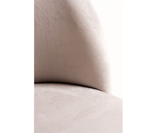 Silla Vint Terciopelo Office Gris