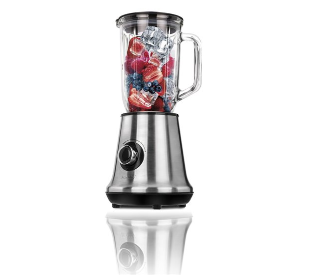 Batidora de vaso MPM MBL-15M Plateado