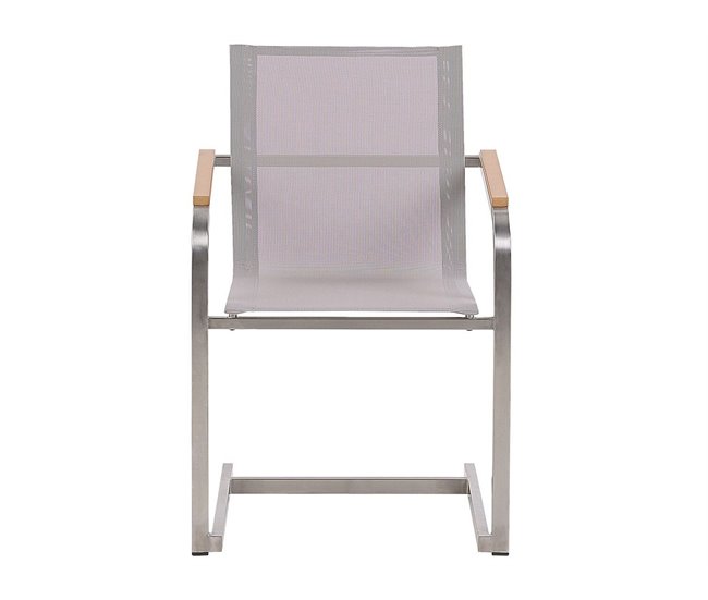 Beliani Conjunto de comedor COSOLETO Blanco