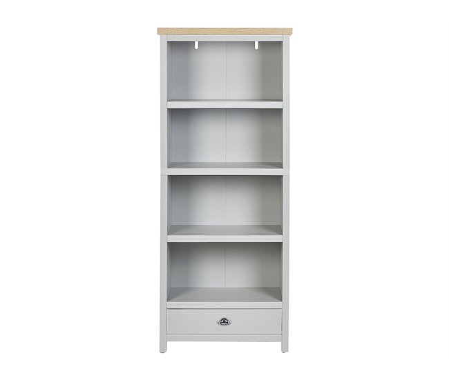 Beliani Estante para libros CLIO 72 Gris Claro