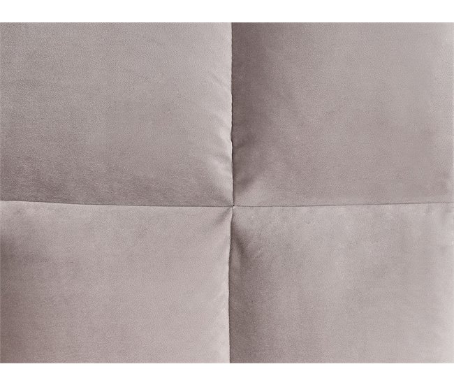 Beliani Chaise longue Poliéster LORMONT Gris Oscuro