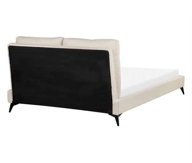 Beliani Cama Bouclé MELLE 155x240 Beige