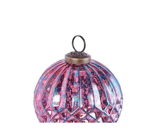 Beliani Guirnaldas de navidad ASTRAL Rosa