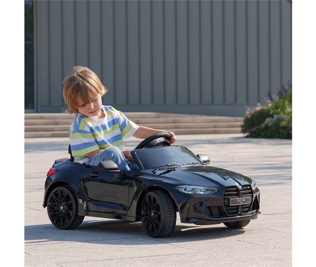 Coche Eléctrico Infantil PP, Metal AIYAPLAY Negro