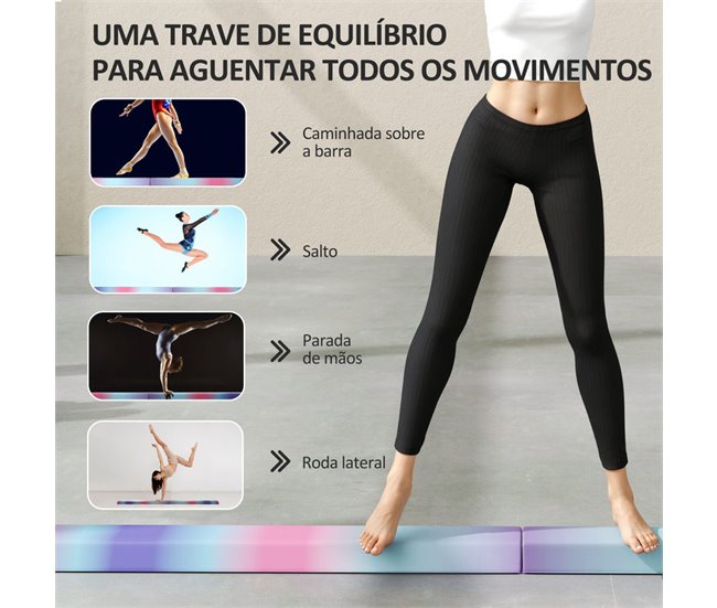 Barra de Equilibrio Plástico, EVA SPORTNOW Multicolor