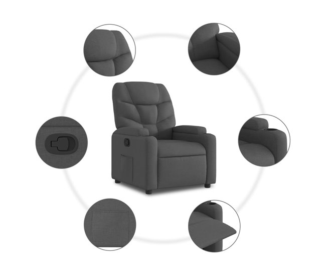 Sillón Reclinable Crema