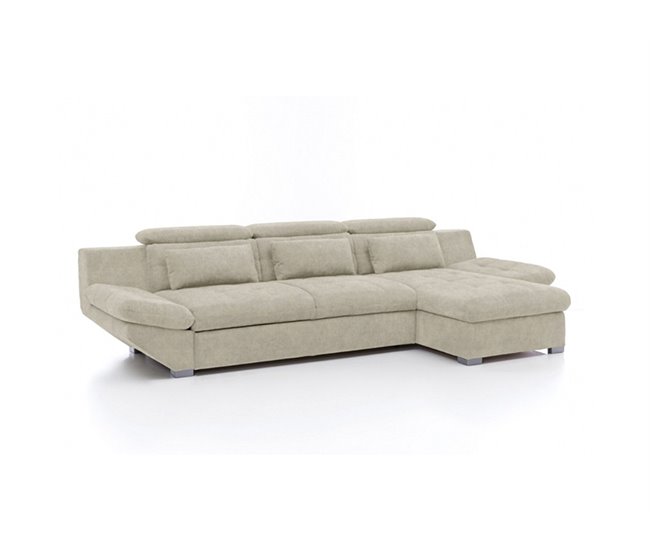Chaise longue convertible en cama ETERNITY Beige