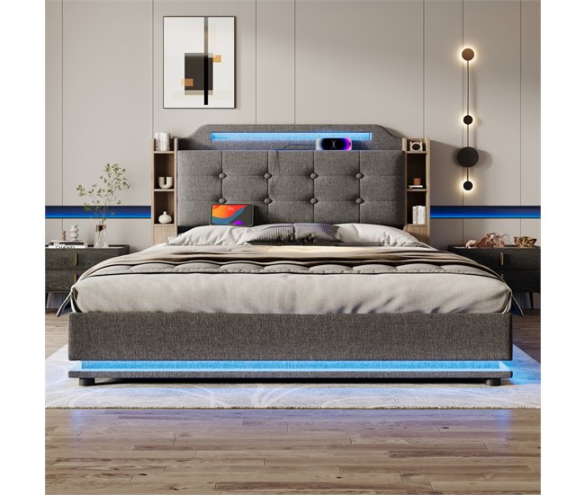 Canapés abatibles Gris