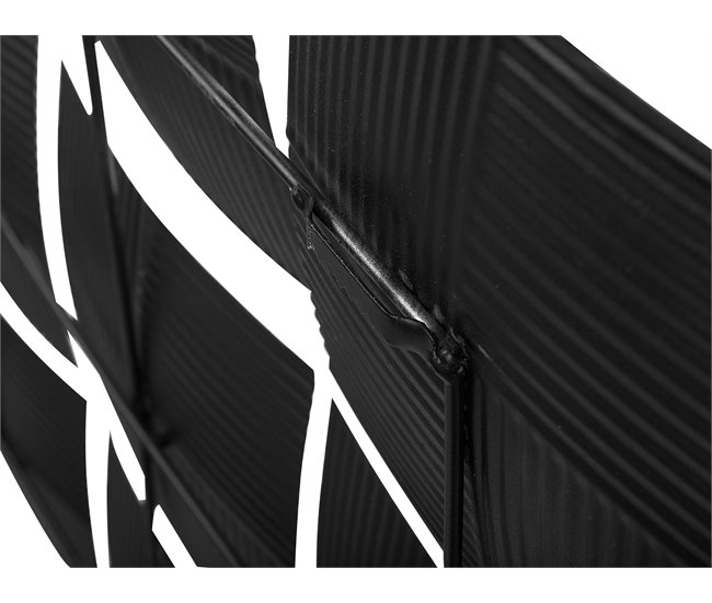 Beliani Decoración de pared TITANIUM Negro