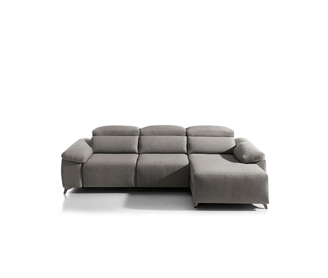 Chaise longue eléctrica BALIO derecha 3 plazas visón Vison