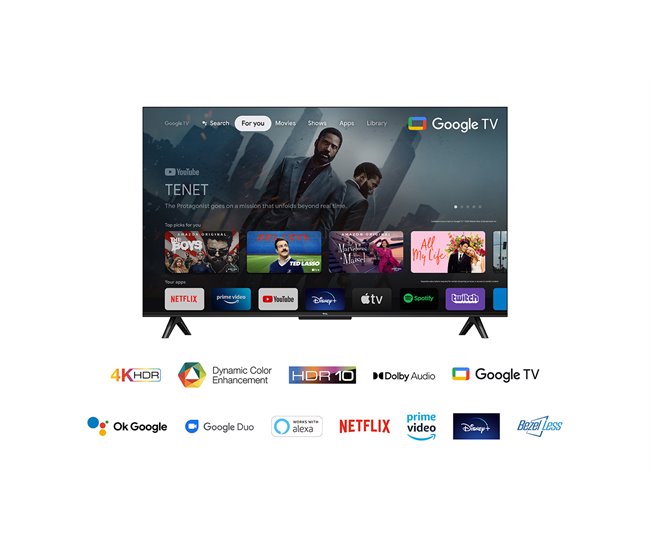 TV TCL P635 Smart TV 4K HDR Gris