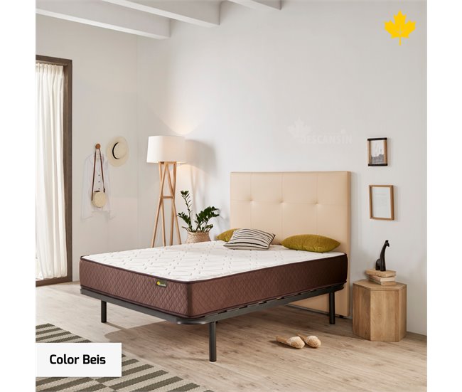 Cabecero Tapizado Descansin | Tela de Polipiel Liso 150 Beige