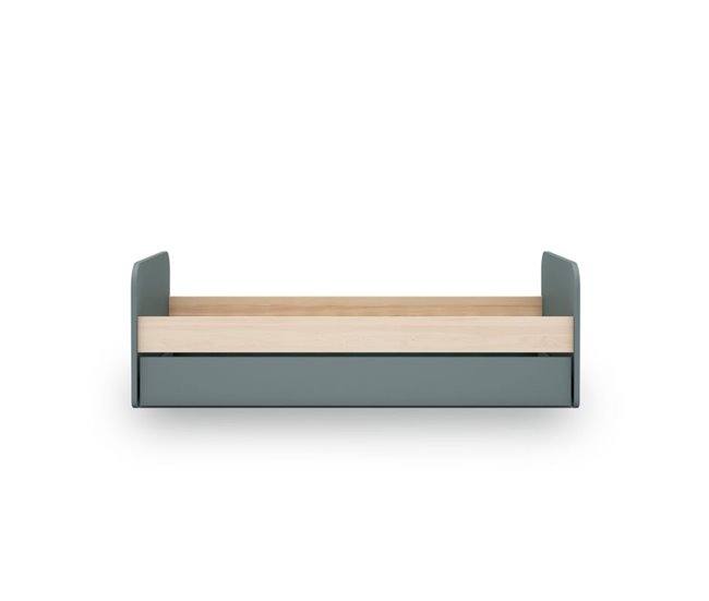 Cama doble juvenil Misty Breeze 205x102 Verde