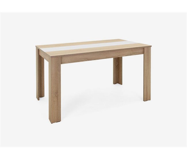 Mesa de comedor NICO II Blanco/ Madera