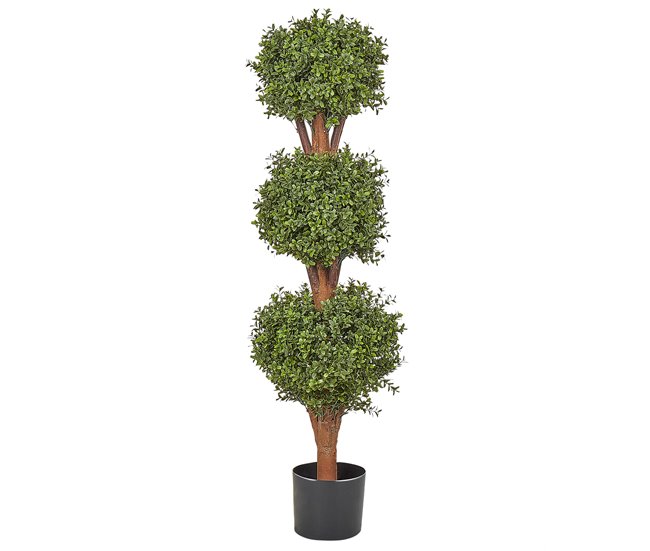 Beliani Planta artificial BUXUS BALL TREE Verde