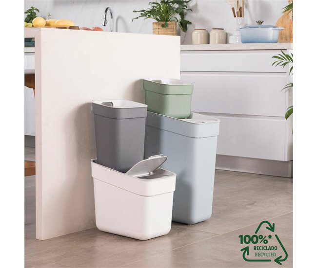 Curver Cubo de reciclaje Ready To Collect 30L Blanco