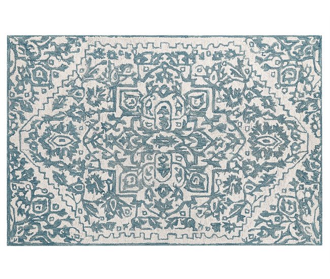 Beliani Alfombra de pelo corto AHMETLI 160x230 Blanco