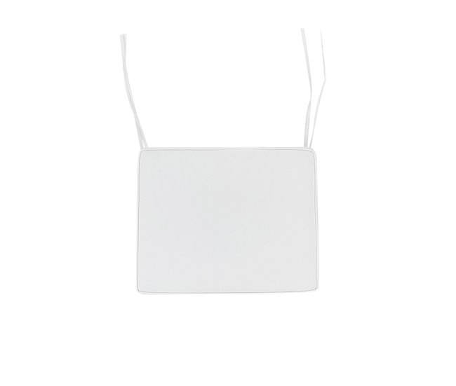 Beliani Cojines de asiento TOLVE Blanco/ Beige