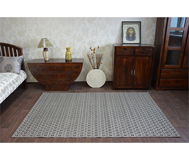 Alfombra LISBOA 27217/985 Trenzado 80x150 Gris